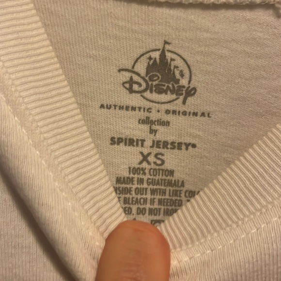 Disney White Long Sleeve Shirt Sweater with Colorful Mickey Mouse Design - Picture 2 of 3